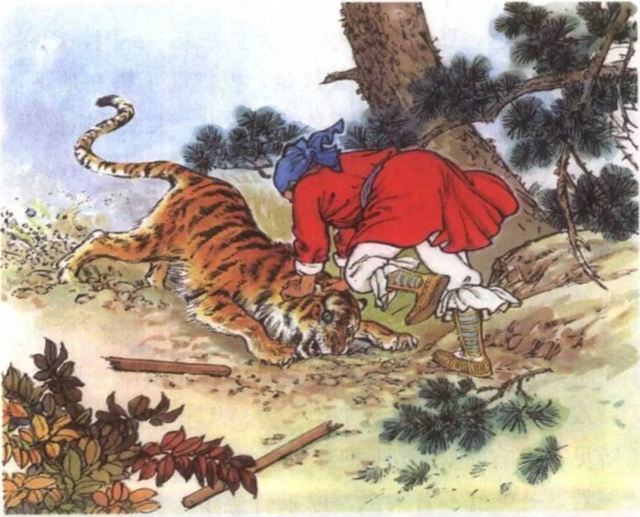 高清课本插图_三碗不过岗_01 原图